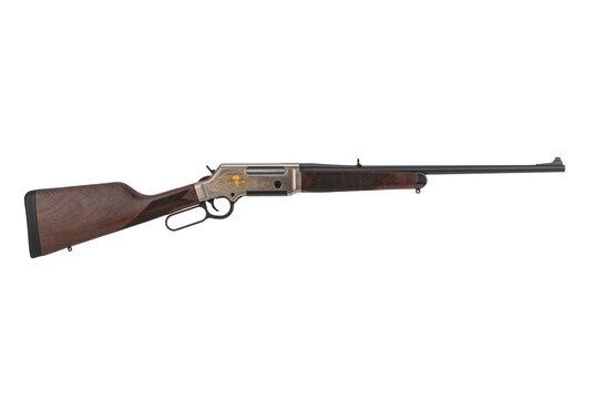Henry Long Ranger with Wildlife scene engraving, 20" barrel and .308 Win chambering